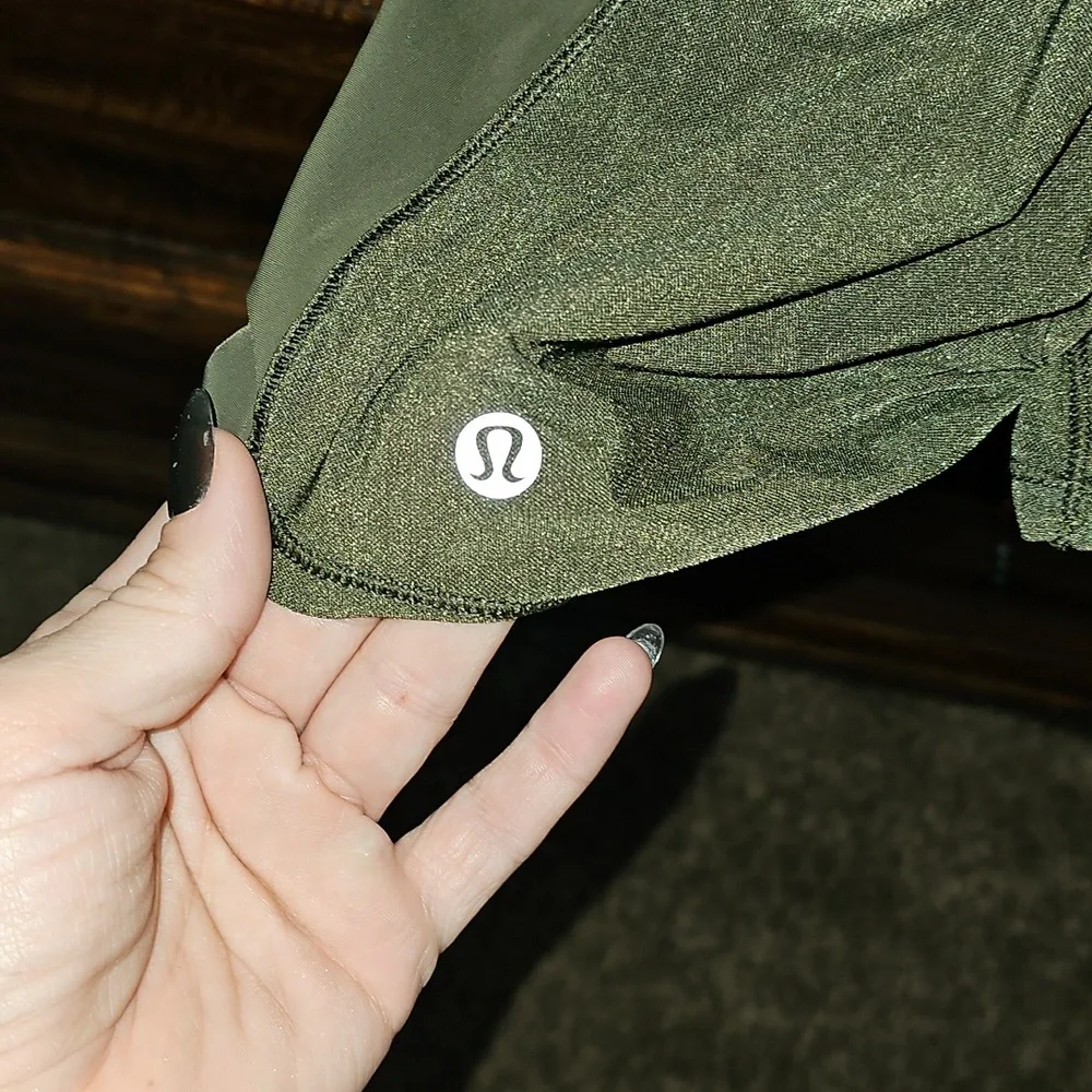 Lululemon Womens Dark Green Tie Back Tank Top. 17